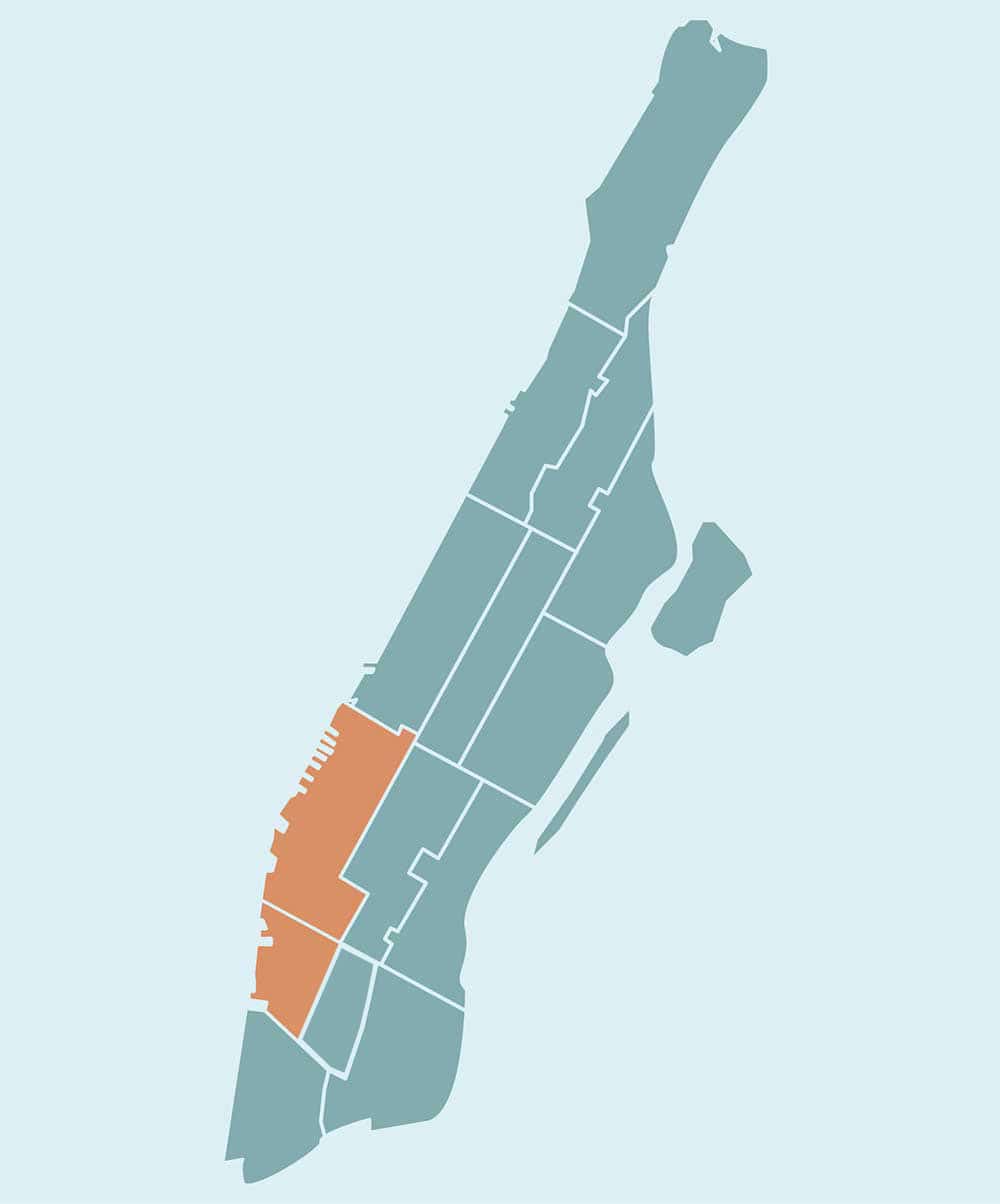Selectour Carol' Voyages Nous vous ferons aimer le monde voyage a new york soho greenwich village chelsea tribeca map 1